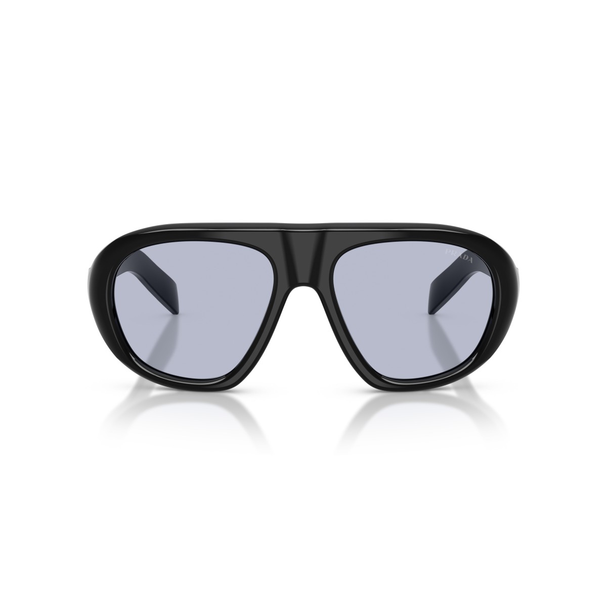 Prada PR C05S 16K30X - Lunettes de Soleil Pilote Noir et Violet