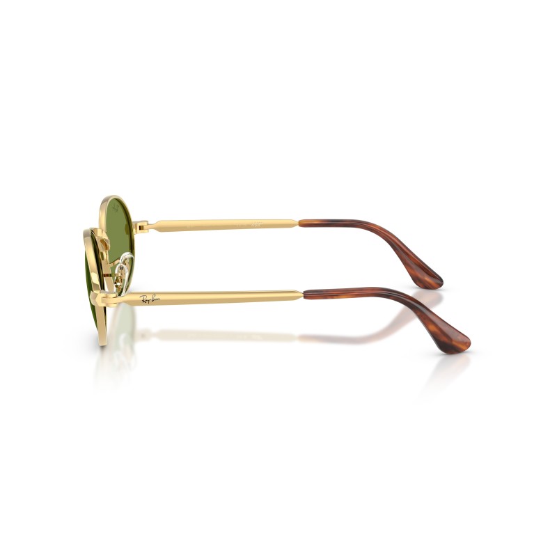 Ray-Ban RB3931 001/4E Oro | Occhiali da Sole Ovali Verdi