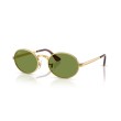 Ray-Ban RB3931 001/4E Oro | Occhiali da Sole Ovali Verdi
