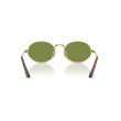 Ray-Ban RB3931 001/4E - Lunettes de Soleil Ovales Or et Vert