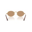 Ray-Ban RB3931 001/53 - Lunettes de Soleil Ovales Or et Brunes