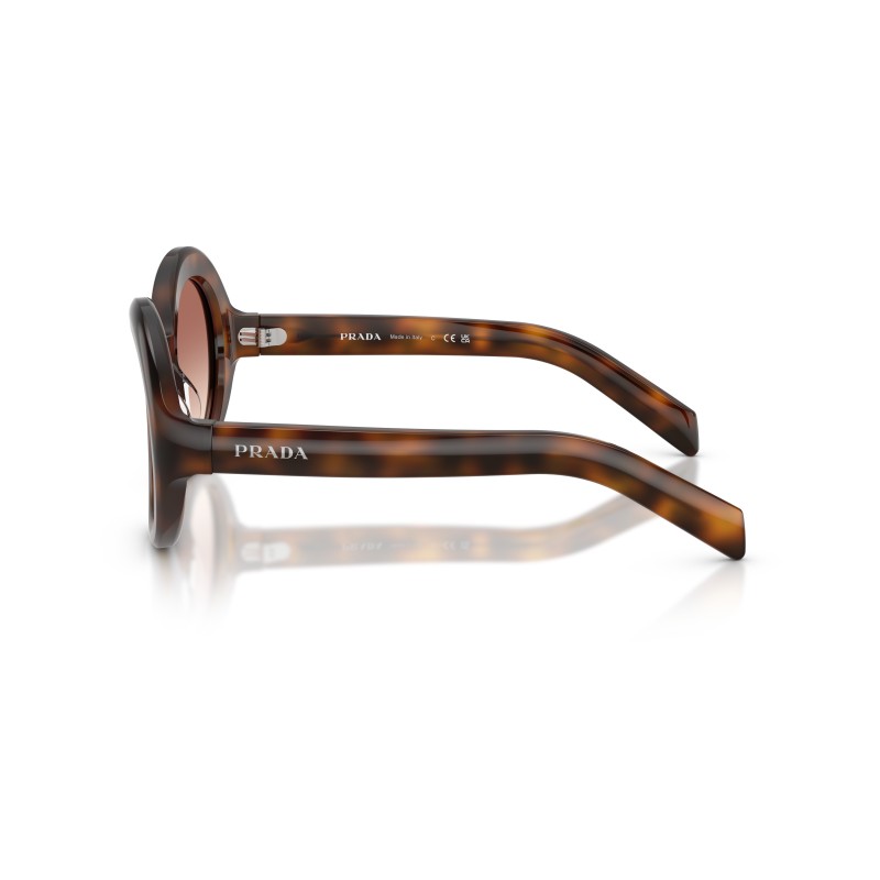 Prada PR D08SU 20D70X Women's Round Sunglasses