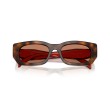 Prada PR B05S 01K90Q Zonnebril - Havana/Rood - Dames
