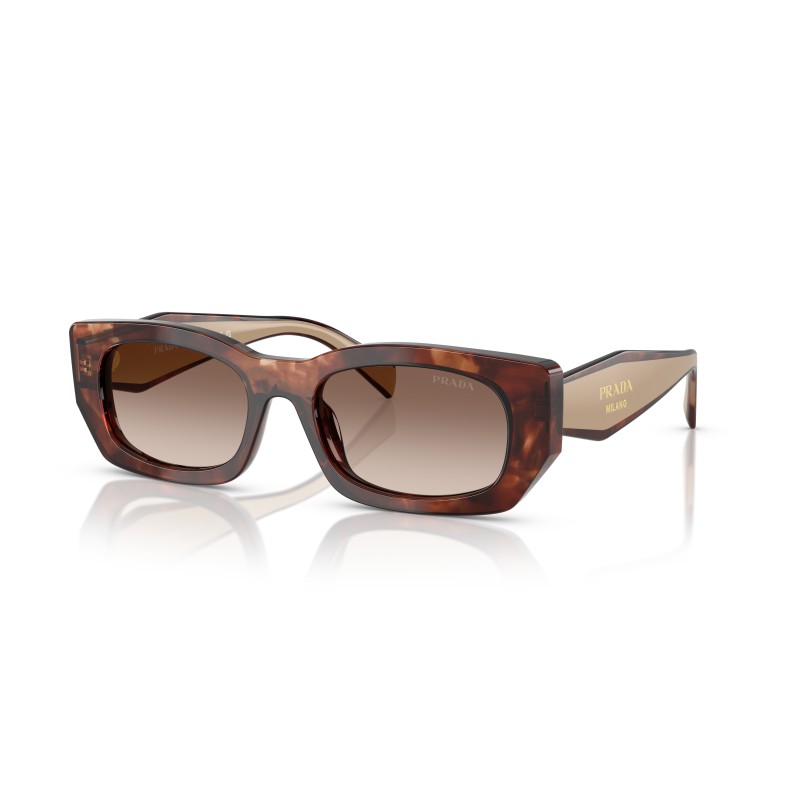 Lunettes de Soleil Prada PR B05S 00K10S - Écaille et Or