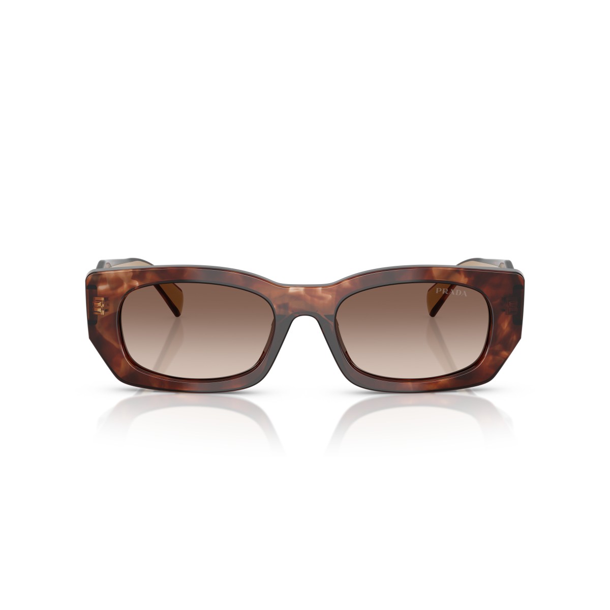 Lunettes de Soleil Prada PR B05S 00K10S - Écaille et Or