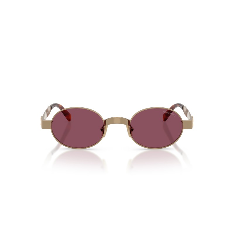 Lunettes de Soleil Miu Miu MU B51S 7OE30Y - Doré Pâle