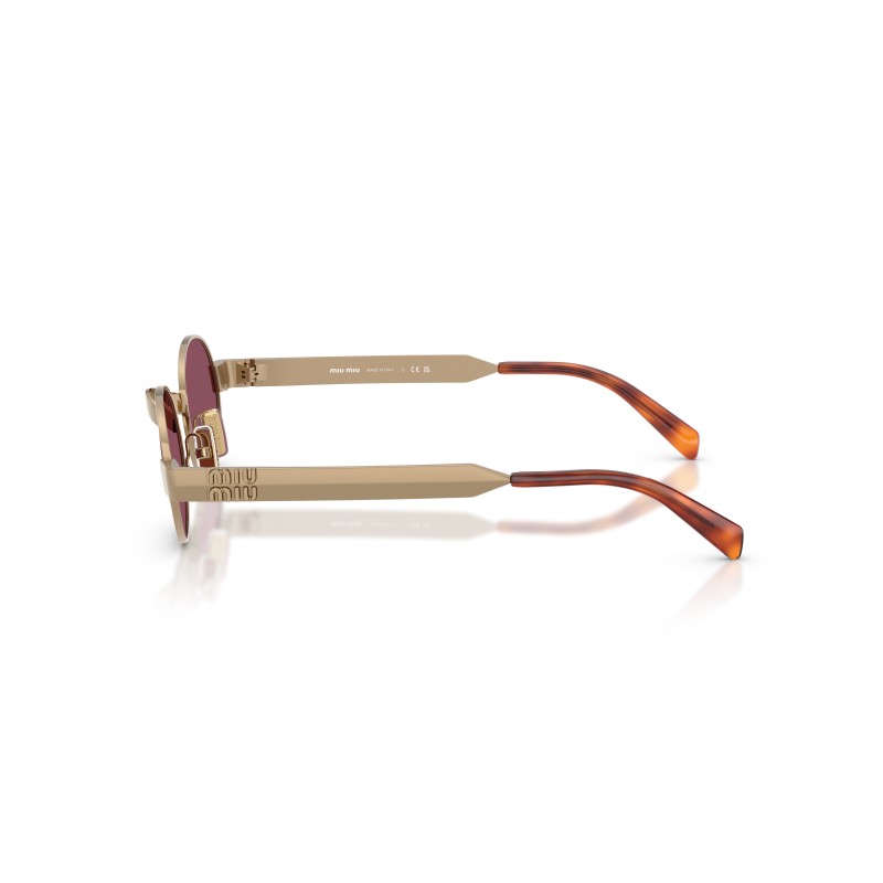 Lunettes de Soleil Miu Miu MU B51S 7OE30Y - Doré Pâle