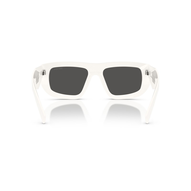 Prada PR D04SU White Sunglasses - Rectangular Luxury Eyewear