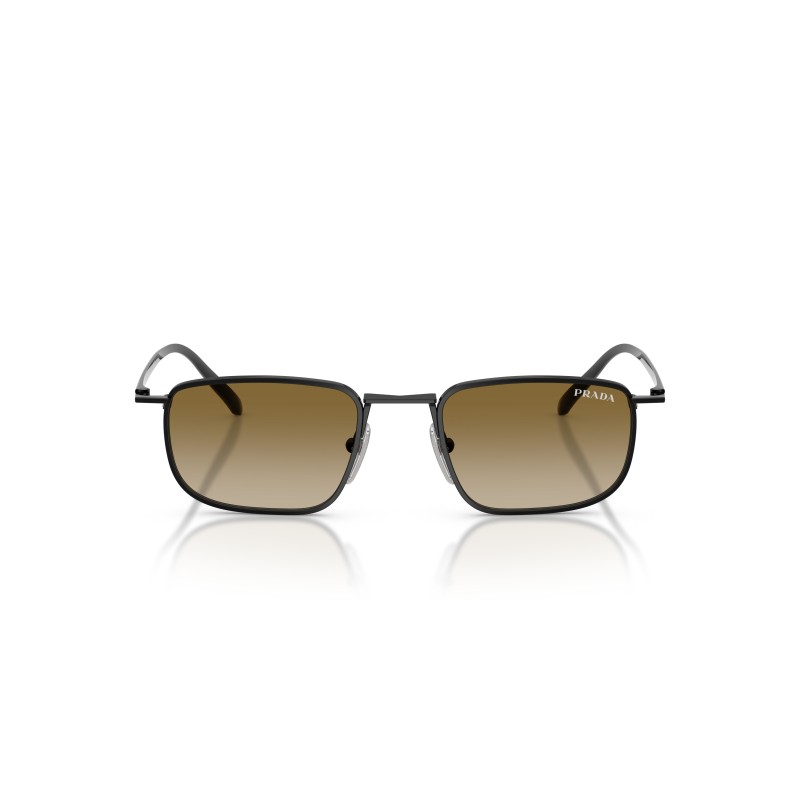 Prada PR D52S 1AB20U - Occhiali da Sole Neri e Marroni