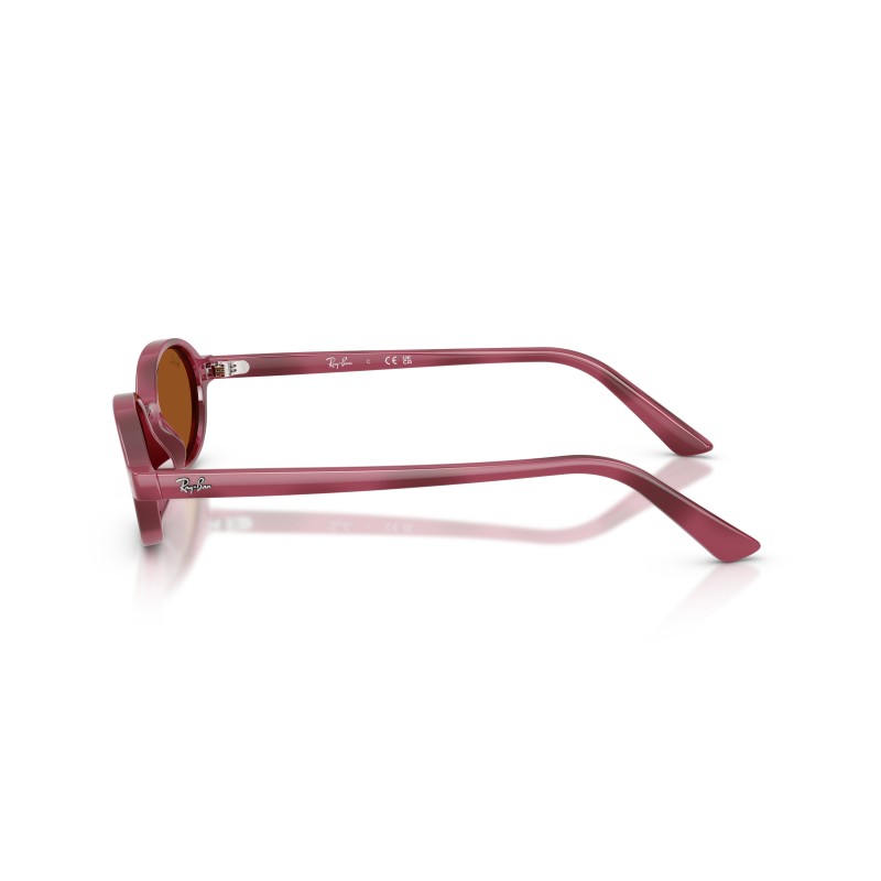 Ray-Ban RB4472 685773 - Lunettes de Soleil Ovales Violet Havana
