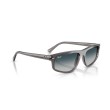 Ray-Ban RB2225 667532 - Lunettes Gris Transparent et Dégradé