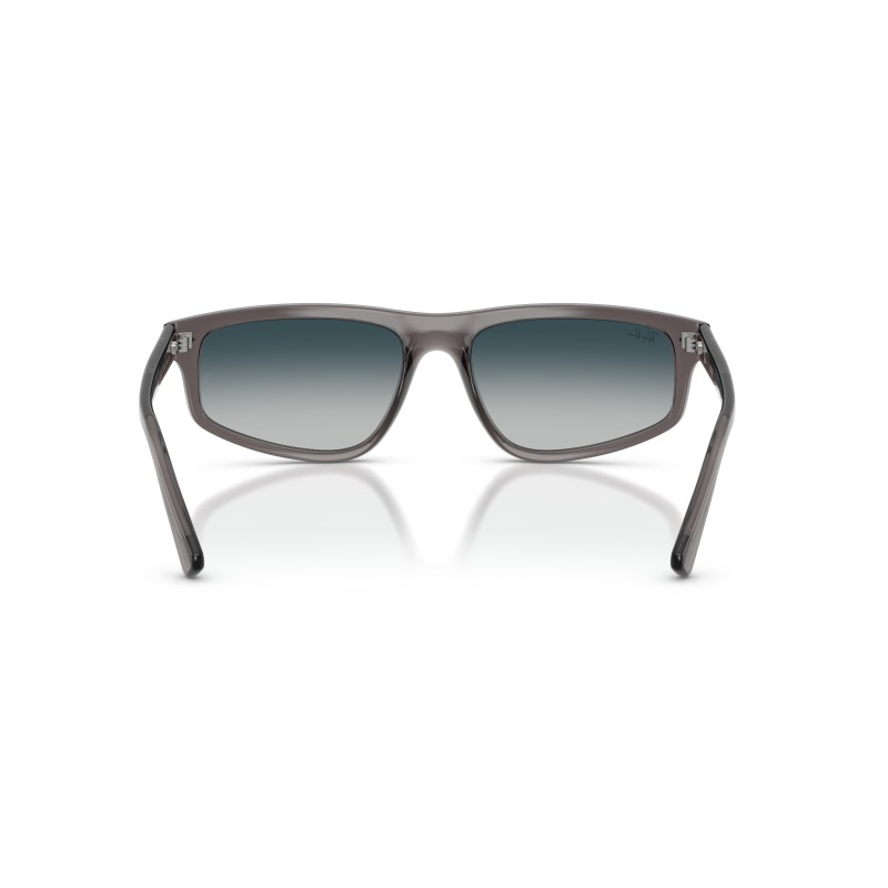 Ray-Ban RB2225 667532 - Lunettes Gris Transparent et Dégradé