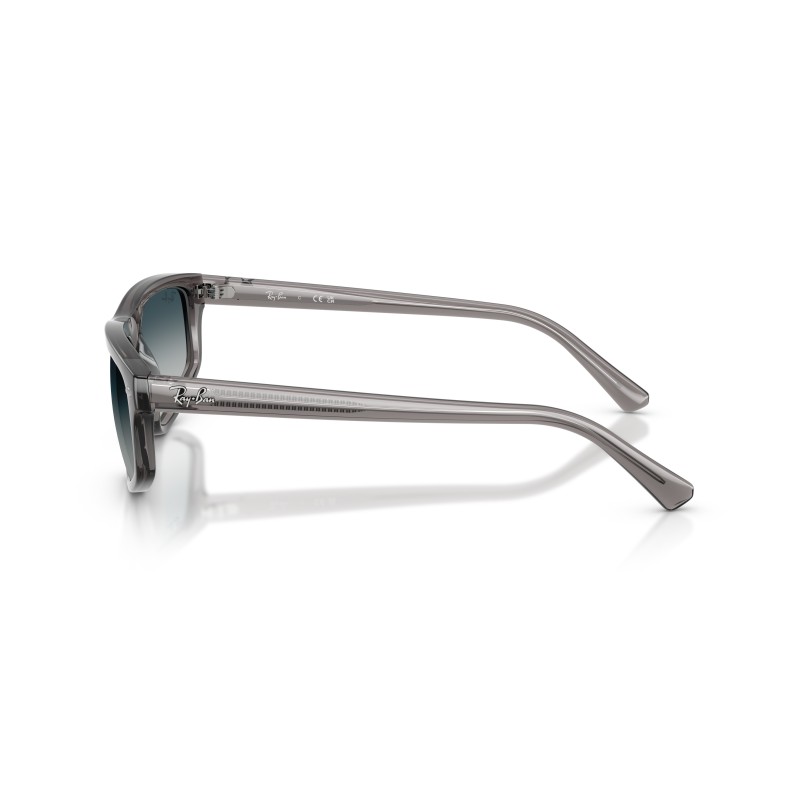 Ray-Ban RB2225 667532 - Lunettes Gris Transparent et Dégradé