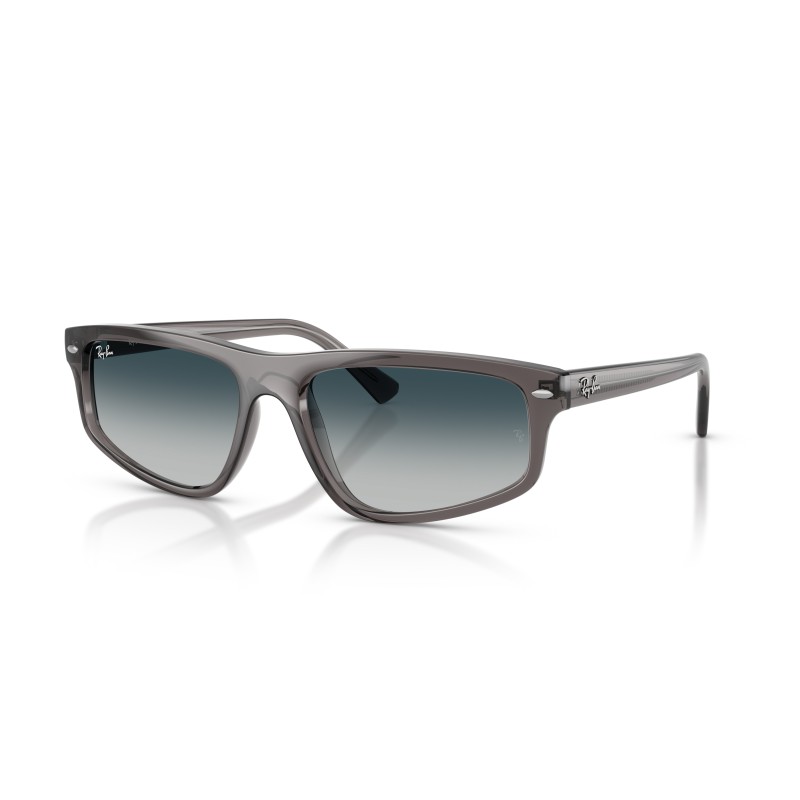 Ray-Ban RB2225 667532 - Lunettes Gris Transparent et Dégradé