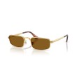Ray-Ban RB3927 001/33: Occhiali da sole in oro arista con lenti marroni