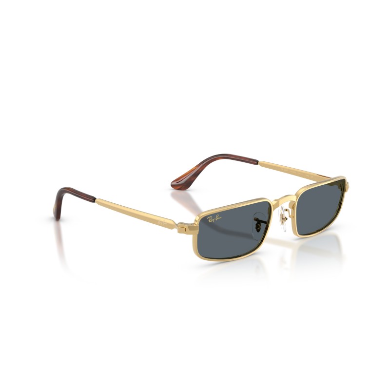 Ray-Ban RB3927 001/R5: Occhiali da sole in Arista Gold con lenti blu