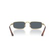 Ray-Ban RB3927 001/R5 : Lunettes de soleil A$AP Rocky en Arista Gold et verres bleus