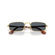 Ray-Ban RB3927 001/R5: Occhiali da sole in Arista Gold con lenti blu