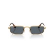Ray-Ban RB3927 001/R5: Occhiali da sole in Arista Gold con lenti blu