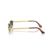 Ray-Ban RB3927 001/R5 : Lunettes de soleil A$AP Rocky en Arista Gold et verres bleus