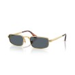 Ray-Ban RB3927 001/R5 : Lunettes de soleil A$AP Rocky en Arista Gold et verres bleus