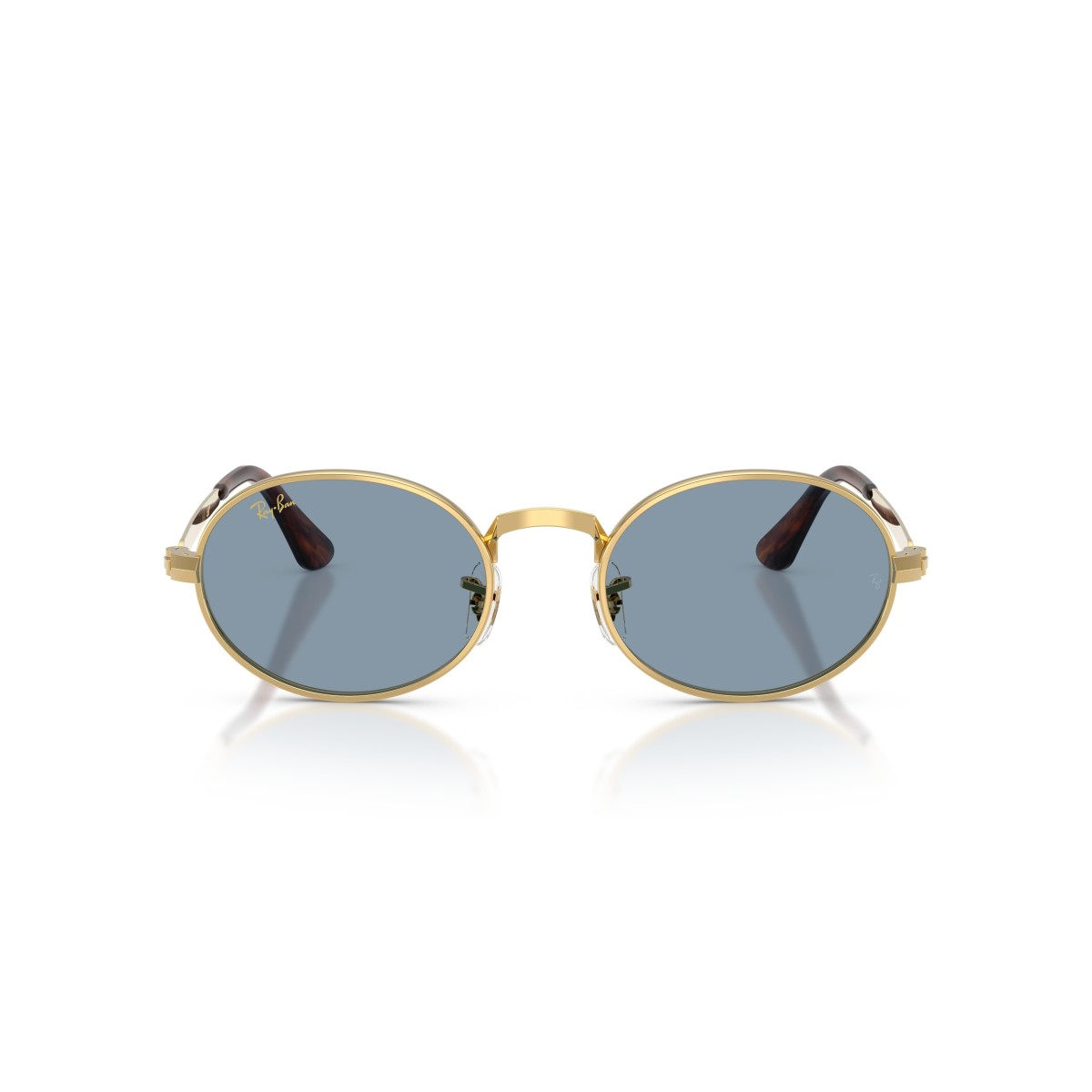 Ray-Ban RB3931 001/56: Elegante Zonnebril in Arista Goud met Blauwe Glazen