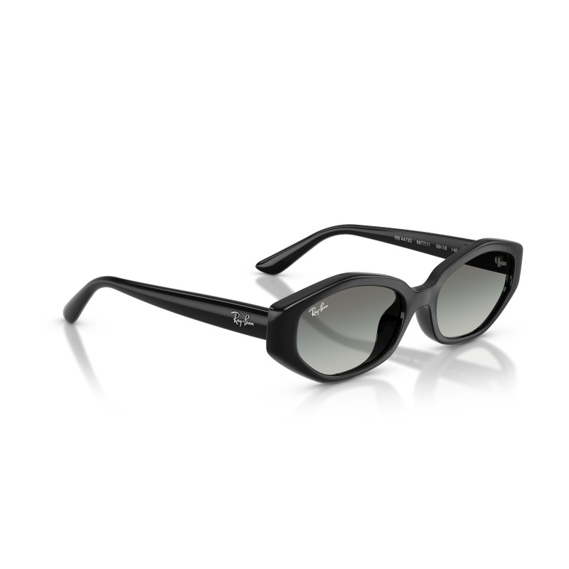 Ray-Ban RB4473D 667711 : Lunettes de soleil élégantes en noir et gris dégradé