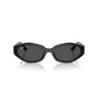 Ray-Ban RB4473D Sunglasses in Polished Black with Dark Grey Lenses
