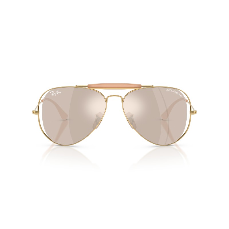 Ray-Ban RB3029M 001/0V: Iconische Aviator Zonnebril met Dolce&Gabbana Stijl