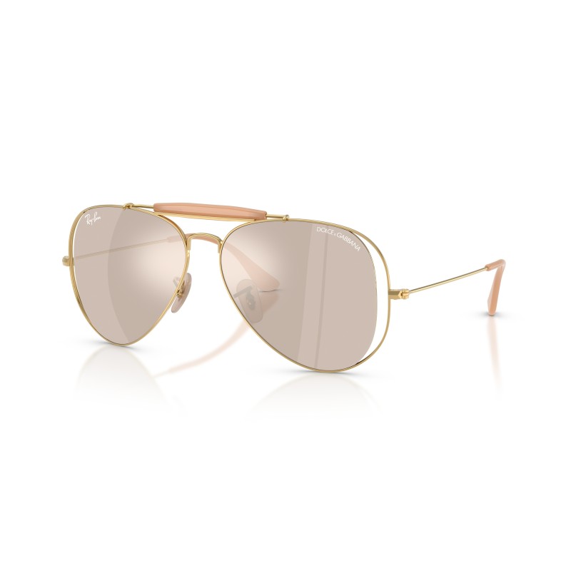 Ray-Ban RB3029M 001/0V: Iconische Aviator Zonnebril met Dolce&Gabbana Stijl