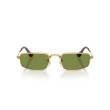 Ray-Ban RB3927 001/4E: Iconische Zonnebril in Arista Gold met Groene Lensen