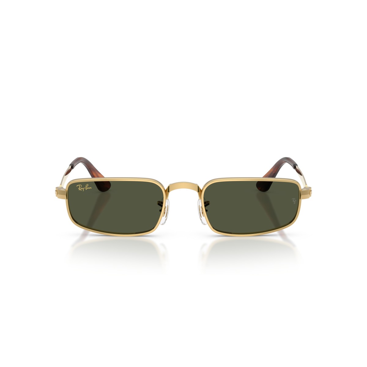 Ray-Ban RB3927 001/31 : Lunettes de soleil Arista Gold avec verres verts
