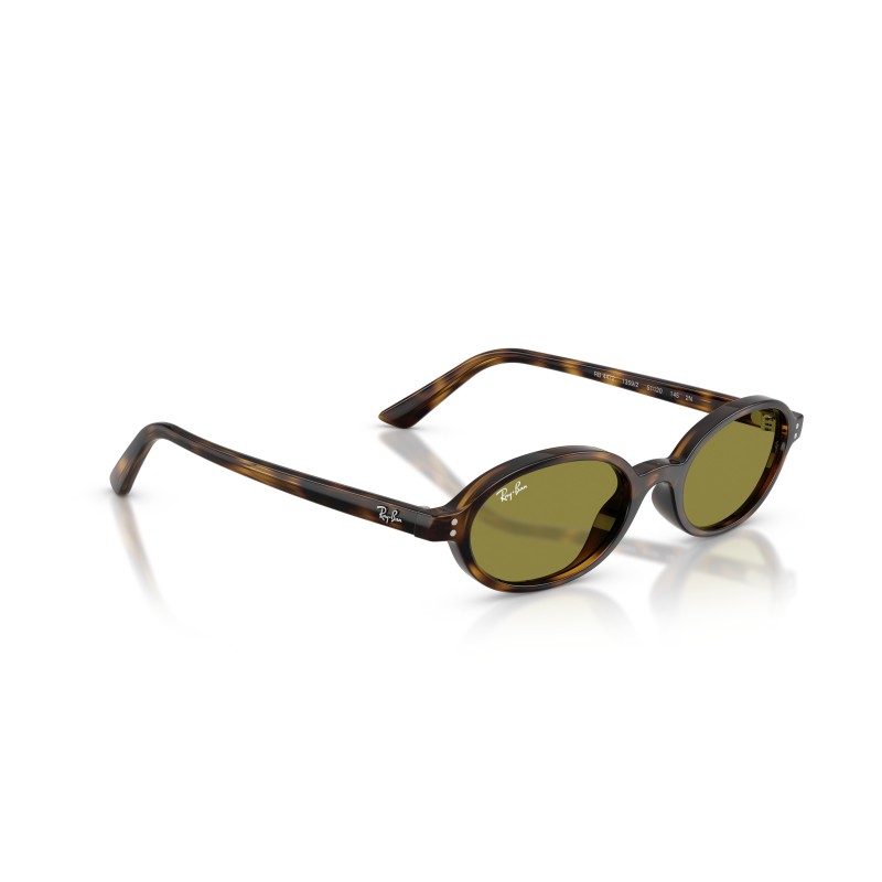 Ray-Ban RB4472 1359/2: Tijdloze Elegantie in Havana en Groene Lensen