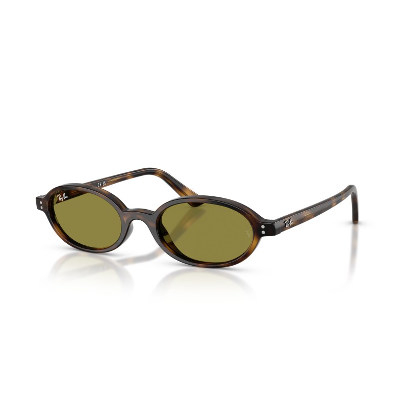 Ray-Ban RB4472 1359/2: Tijdloze Elegantie in Havana en Groene Lensen
