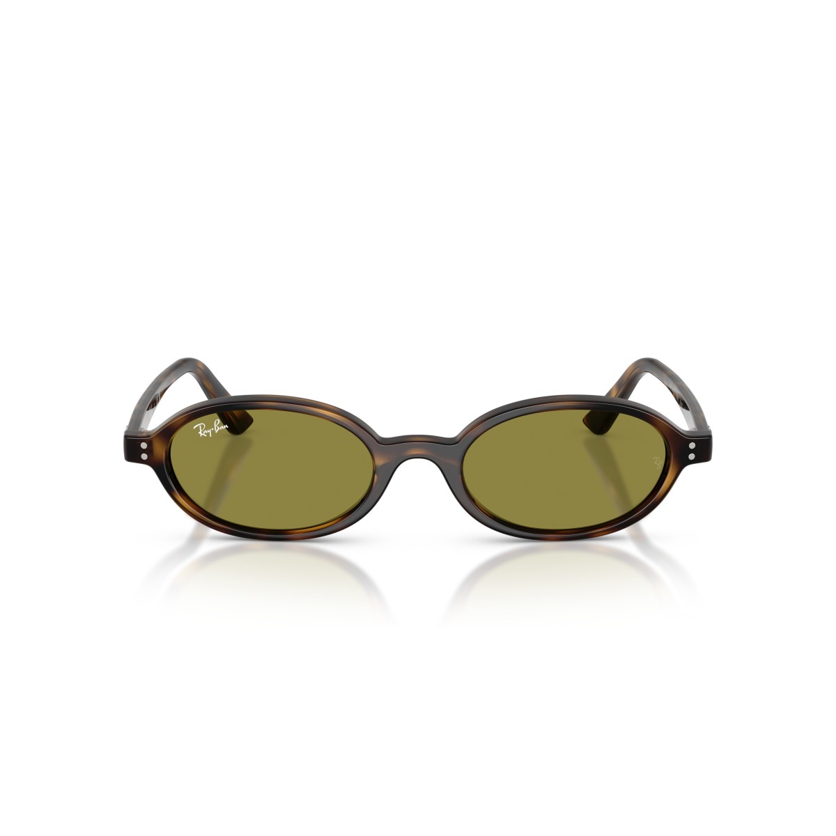 Ray-Ban RB4472 1359/2 : Lunettes de soleil en acétate havane avec verres verts
