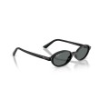 Ray-Ban RB4472 667781 - Lunettes de soleil ovales noires avec verres polarisés gris foncé