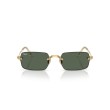Ray-Ban RB3928 001/71 : Lunettes de soleil en métal doré avec verres verts