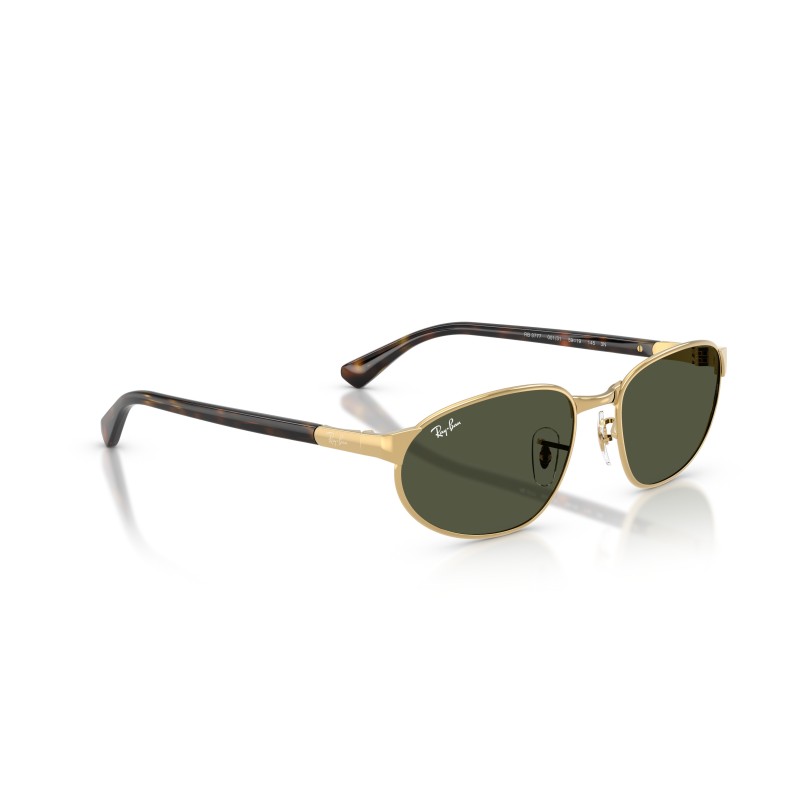 Occhiali da sole Ray-Ban RB3777 001/31: Eleganza e Performance in Oro e Verde