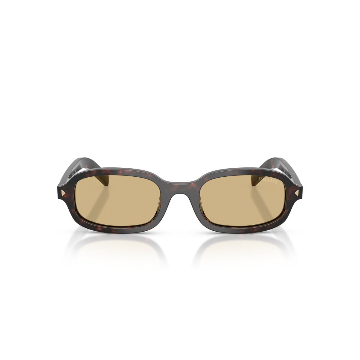 Prada PR D06S 17N70R Sunglasses - Elegant Oval Design