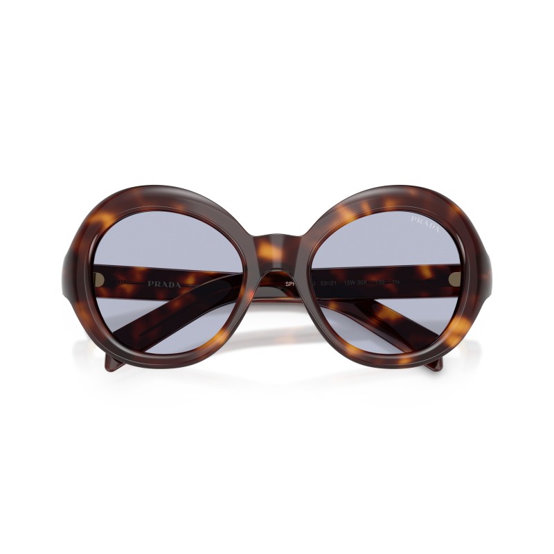 Prada PR D08SU 15W30X : Lunettes de soleil écaille de tortue avec verres UV bio