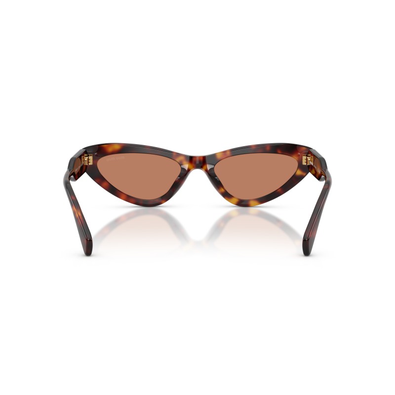 Miu Miu MU B11SU 27L90Q - Lunettes de soleil œil de chat en acétate havane