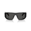 Prada PR D04SU 16K08Z Sunglasses - Black Acetate Frame