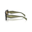 Prada PR D01S 03K10R : Lunettes de soleil élégantes en noir et jaune
