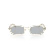 Prada PR D06S 12X40W Oval Sunglasses