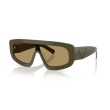 Prada PR D10S 26J70G Laurel Green Olive Sunglasses
