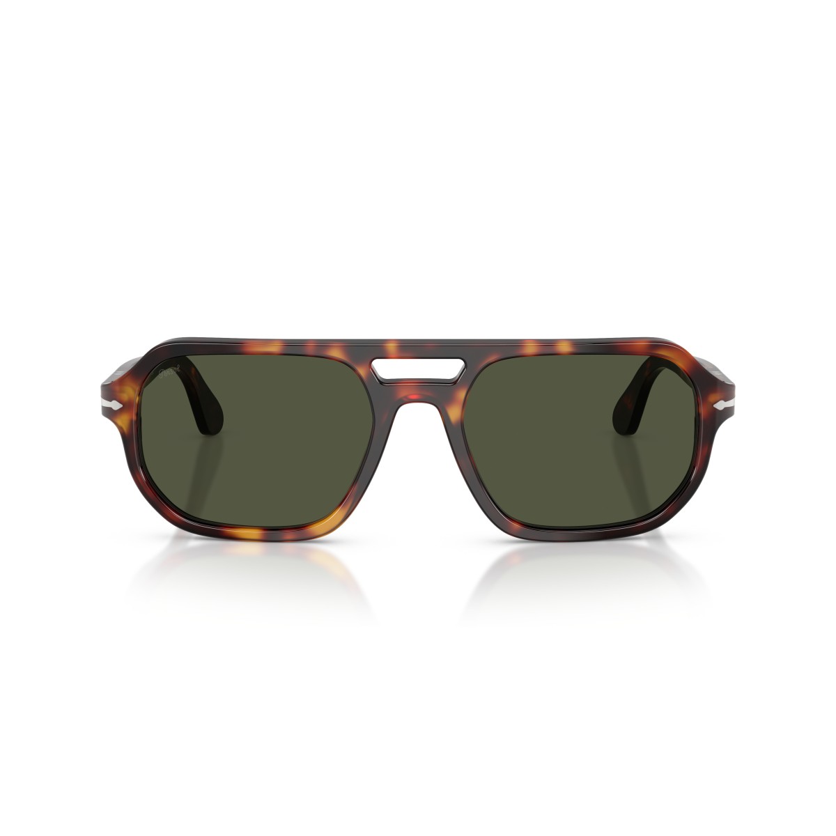 Persol PO3393S - Guido Zonnebril in Havana met Groene Lensen