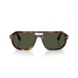 Persol PO3393S - Guido Sunglasses with Havana Frame and Green Lenses
