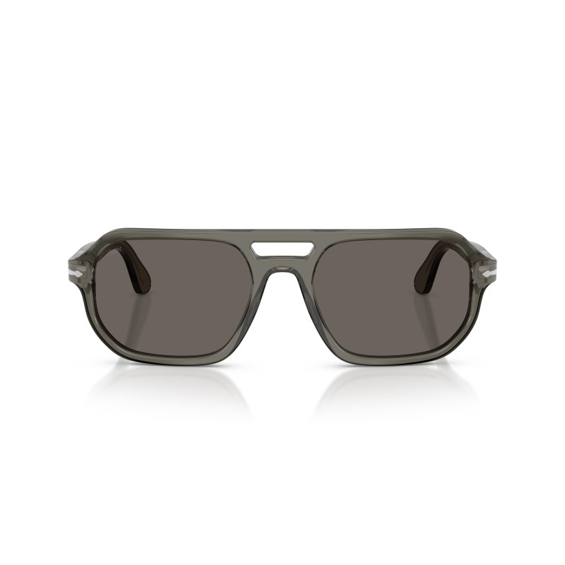 Persol PO3393S Guido Sunglasses - Transparent Grey Frame