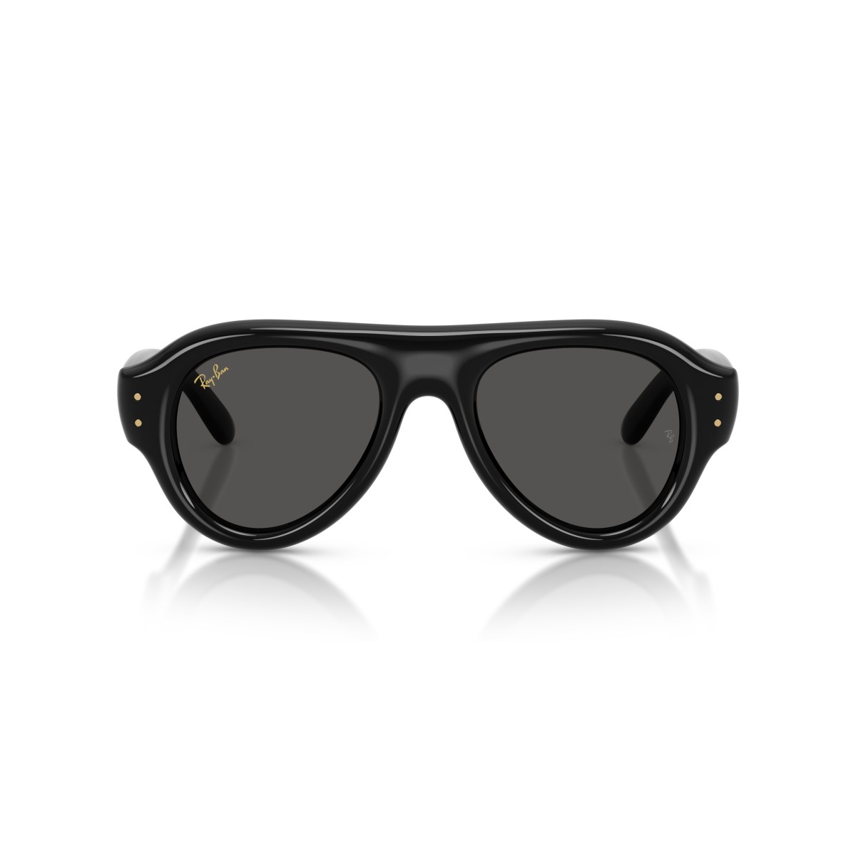 Ray-Ban RB4925 601/87 : Lunettes de soleil Aviator Puffer en Noir Poli avec Verres Ultra Noirs