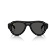 Ray-Ban Aviator Puffer Sunglasses in Polished Black with Ultra Black Lenses